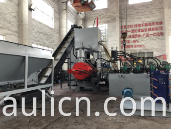 Y83W-500 အလိုအလျောက်သံမဏိသတ္တုချစ်ပ်များ Block Briquette Making Machine (CE)